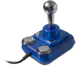 Joystick Blau-Silber